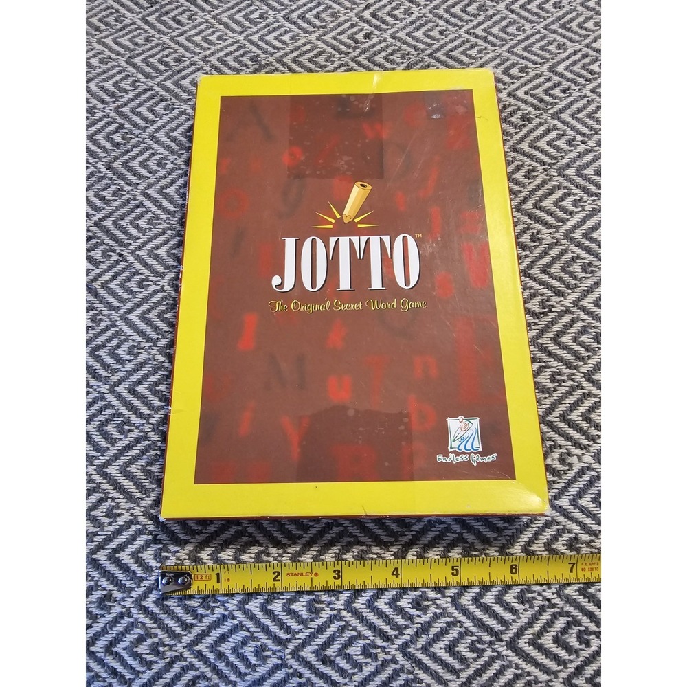 Vintage 1997 Jotto Board Game Endless Games Rare Game!